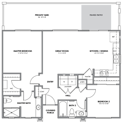 Tucson Floor Plan at Parke Place, Prescott Valley, Arizona