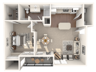 The Brodie Classic Floor Plan at Monterey Ranch, Austin, TX, 78749