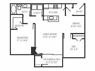Sapphire Deluxe 2 Floor Plan at Stonelake at the Arboretum, Austin, Texasum