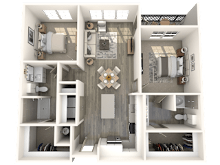 B1 Floor Plan  at Inspire, Charlotte, North Carolina
