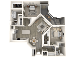 B4 Floor Plan at Inspire, Charlotte, NC