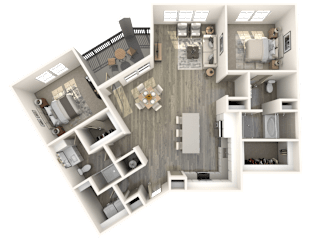 B5 Floor Plan at Inspire, Charlotte