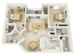 Brisa Deluxe Floor Plan at Bay Breeze Villas, Fort Myers