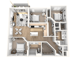 The Bellmar Floor Plan at The Palmeri Residences, Florida
