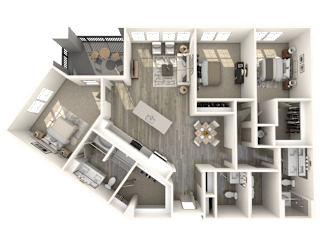 C2 Floor Plan at Inspire, North Carolina