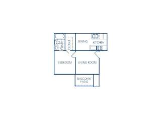 Meadows Floor Plan  at Candlewood, Corpus Christi, 78412