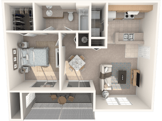 Captiva Floor Plan at Promenade at Reflection Lakes, Florida