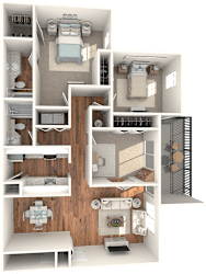 Cypress Floor Plan at Lakes at Suntree, Melbourne, 32940