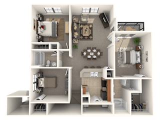 Delmar Floor Plan  at Estates at Heathbrook, Ocala, FL, 34474