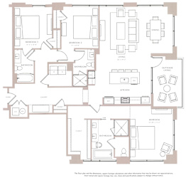 Dogwood III Floor Plan at The Sutton, Georgia, 30305
