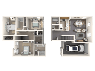 Dogwood Floor Plan at Floresta, Jupiter