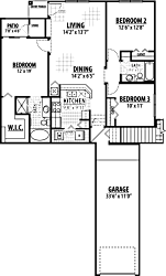 Arabian Floor Plan at Estates at Heathbrook, Florida