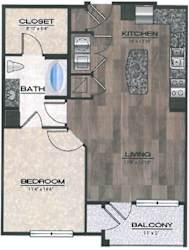 Florence Floor Plan at The Rialto, Orlando