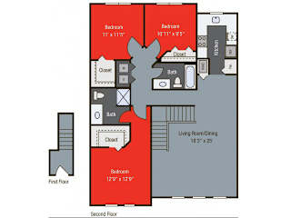 Magnolia Floor Plan at Floresta, Jupiter, Florida