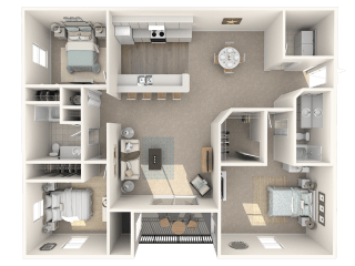 Hawthorn Floor Plan at Monterra at Bonita Springs, Bonita Springs, FL, 34135