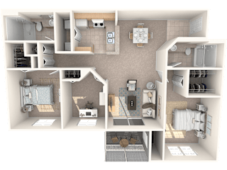 Lee Floor Plan at Promenade at Reflection Lakes, Florida