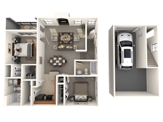 Lexington Floor Plan at Estates at Heathbrook, Florida, 34474