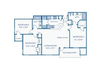 The Stassney Classic Floor Plan at Monterey Ranch, Austin, TX, 78749
