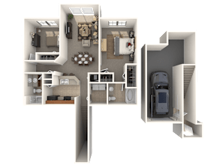 Morgan Floor Plan at Estates at Heathbrook, Ocala, Florida
