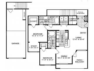 Floor Plan 2X2 F Deluxe