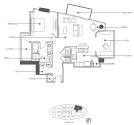 Suite 11 Floor Plan at Element, Florida