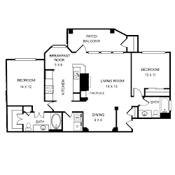 El Lago Floor Plan at Sedona Springs, Austin, TX, 78749