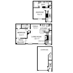 Santa Fe Floor Plan  at Sedona Springs, Austin, 78749