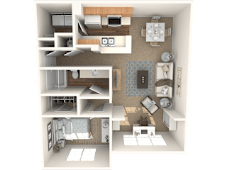 The Aspen Floor Plan at Grandeville on Saxon, Orange City, FL