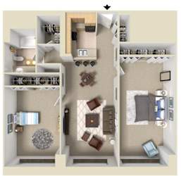 The Berber Floor Plan at Bigelow Commons, Connecticut