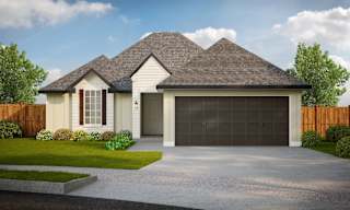 The Baylor III exterior at Walker Place Apartments, Hewitt, TX