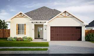 The Cypress II exterior at Walker Place Apartments, Hewitt