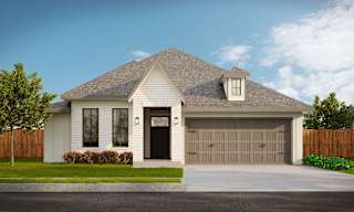 The Bluebonnet I exterior area at Walker Place Apartments, Hewitt