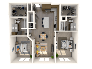 Tuscany Alt Floor Plan at The Rialto, Orlando, FL, 32819