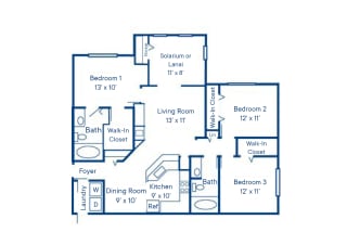 Napoli Floor Plan at Via Lugano, Boynton Beach