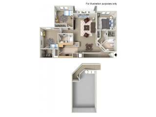 Bermuda Floor Plan at Yacht Club, Bradenton, Florida