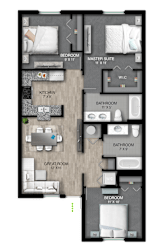 Floor Plan Nikole at Portofino Landings, Florida, 34947