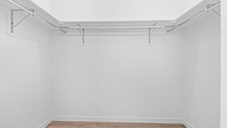 A white wall with a white ceiling and a white floor.at Alante Homes at Spring Run, Caldwell
