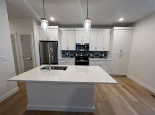 Modern Kitchen at Alante Homes at Lake Hazel, Boise, ID