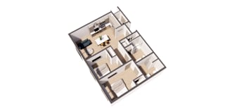 Dali Rouge floorplan  at Paperbox Lofts, Salt Lake City, Utah
