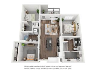 The Broadway Floor Plan at The Revival, Salt Lake City Utah