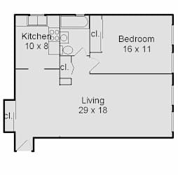 One-Bedroom C