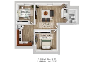 The Deming 514-GS Floor Plan