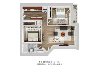 The Deming 516-1-3N Floor Plan