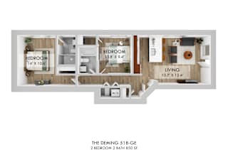 The Deming #518-GE Floor Plan