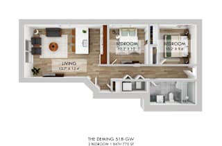 The Deming #518-GW Floor Plan
