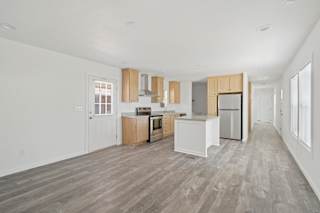 Kitchen and living room