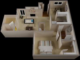 1 Bed 1 Bath