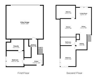2 Bed 2 Bath Floor Plan at Bella Creek, ROHNERT PARK
