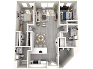 a1 floor plan  1 bedroom  1190 square feet