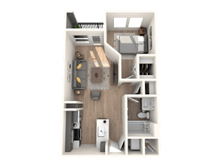Elliston23 Apartments A1 Floorplan